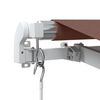 vidaXL Retractable Awning Brown