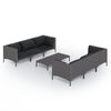 vidaXL Garden Lounge Set Dark Grey