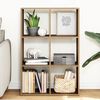 vidaXL Room Divider Bookcase Artisan Oak Engineered wood Medium