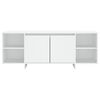 vidaXL TV Cabinet White Engineered wood 51.2 in x 13.8 in x 19.7 in