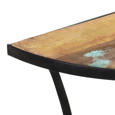 vidaXL Side Table 43.3"x15.7"x30.3" Solid Reclaimed Wood