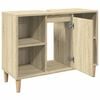 vidaXL Bathroom Cabinet Sonoma oak Engineered wood