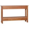 vidaXL Console Table Natural wood Solid mahogany wood Medium