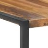 vidaXL Coffee Table Natural wood and black