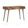 vidaXL Dressing Table Natural Mango Wood Solid Mango Wood, Engineered Wood
