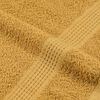 vidaXL Sauna Towel Set of 4 Gold 100% Cotton 31.5 x 78.7 in
