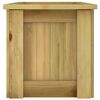 vidaXL Planter Green Treated Pinewood Large Planter Rectangular