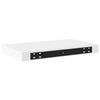 vidaXL Wall Shelf White Honeycomb MDF and metal Small Wall mounting