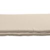 vidaXL Garden Seat Pad Set of 2 Taupe Polyester, Foam 17.7 x 17.7 in