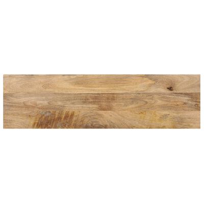 vidaXL Coffee Table 35.4"x11.8"x15.7" Solid Mango Wood