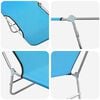 vidaXL Sunlounger Set of 2 Blue
