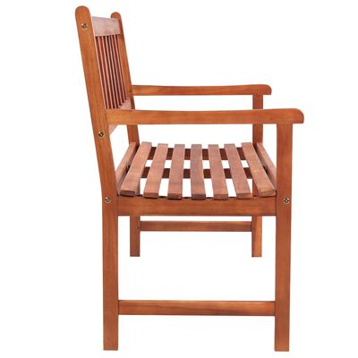 vidaXL Patio Bench with Cushion 47.2" Solid Acacia Wood