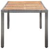 vidaXL Dining Set Grey and dark grey
