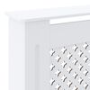 vidaXL MDF Radiator Cover White 80.7"