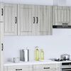 vidaXL Kitchen Wall Cabinet Grey sonoma Engineered wood