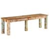 vidaXL Bench Varies due to reclaimed wood Solid reclaimed wood Medium