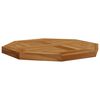 vidaXL Table Top Brown Solid teak wood 15.7 x 15.7 in Durable