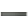 vidaXL Garden Raised Bed Grey Powder-coated steel Large Durable