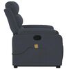 vidaXL Stand Up Massage Recliner Chair Dark gray
