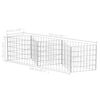 vidaXL Gabion Basket Galvanized Steel 47.2"x11.8"x19.7"