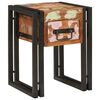 vidaXL End Table 11.81 x 11.81 x 15.75 in Solid Reclaim Wood