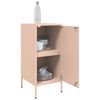 vidaXL Sideboard Set of 2 Pink Cold-rolled steel Medium