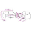 vidaXL Sofa Set Cream 100% polyester, metal, textilene, plywood Medium