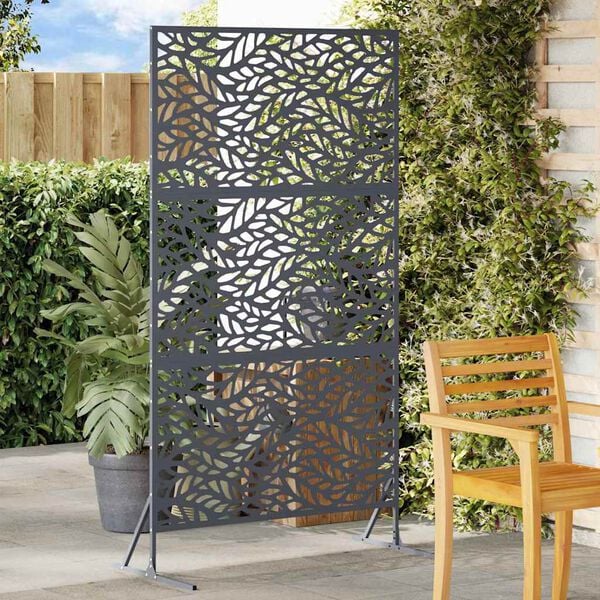 vidaXL Privacy Screen Anthracite 39.37 x 19.69 x 70.87 in Steel