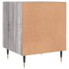 vidaXL Bedside Cabinet Gray Sonoma Engineered wood Medium