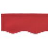 vidaXL Awning Replacement Fabric Red 137.80" x 98.43" Canvas