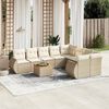 vidaXL Garden Sofa Set Beige
