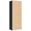 vidaXL Highboard Black Engineered wood Tall Highboard Rectangular