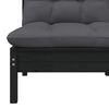 vidaXL Garden Lounge Set Black, Anthracite