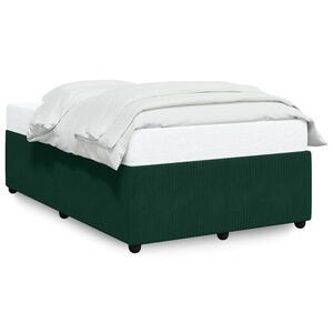 vidaXL Bed Frame Dark Green
