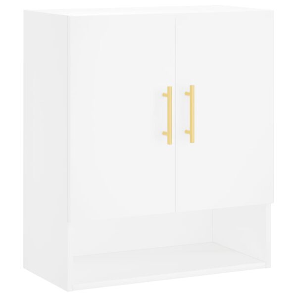 vidaXL Wall Cabinet White Engineered wood Compact Wall Cabinet