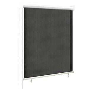 vidaXL Roller Blind Anthracite High-density polyethylene (HDPE)