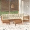 vidaXL Garden Lounge Set Honey Brown