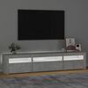 vidaXL TV Cabinet Concrete grey Engineered wood Large TV Cabinet