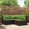 vidaXL Patio Lounge Set Brown