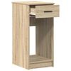 vidaXL Computer Tower Stand Sonoma Oak Engineered wood Compact