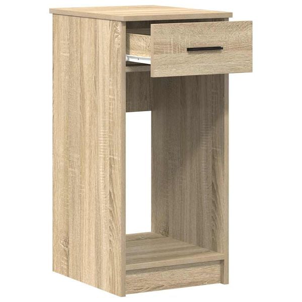 vidaXL Computer Tower Stand Sonoma Oak Engineered wood Compact