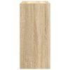 vidaXL Bookcase Sonoma Oak Engineered wood Small Bookcase Rectangular
