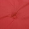 vidaXL Highback Chair Cushion Set of 6 Red Oxford fabric (100% polyester)