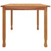 vidaXL Dining Table Teak Solid teak wood 59.1 x 35.4 x 29.5 in Durable