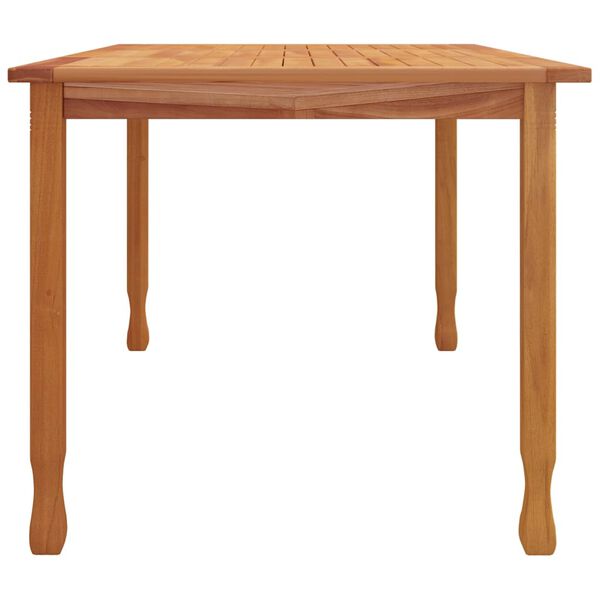 vidaXL Dining Table Teak Solid teak wood 59.1 x 35.4 x 29.5 in Durable