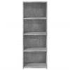 vidaXL Highboard Concrete Gray Engineered Wood Standard Storage