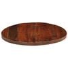 vidaXL Table Top Multicolour Solid Reclaimed Wood 35.4 in Diameter