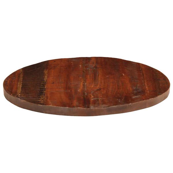vidaXL Table Top Multicolour Solid Reclaimed Wood 35.4 in Diameter