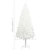 vidaXL Christmas Tree White PE (Polyethylene) Large Durable