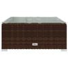 vidaXL Garden Lounge Set Brown